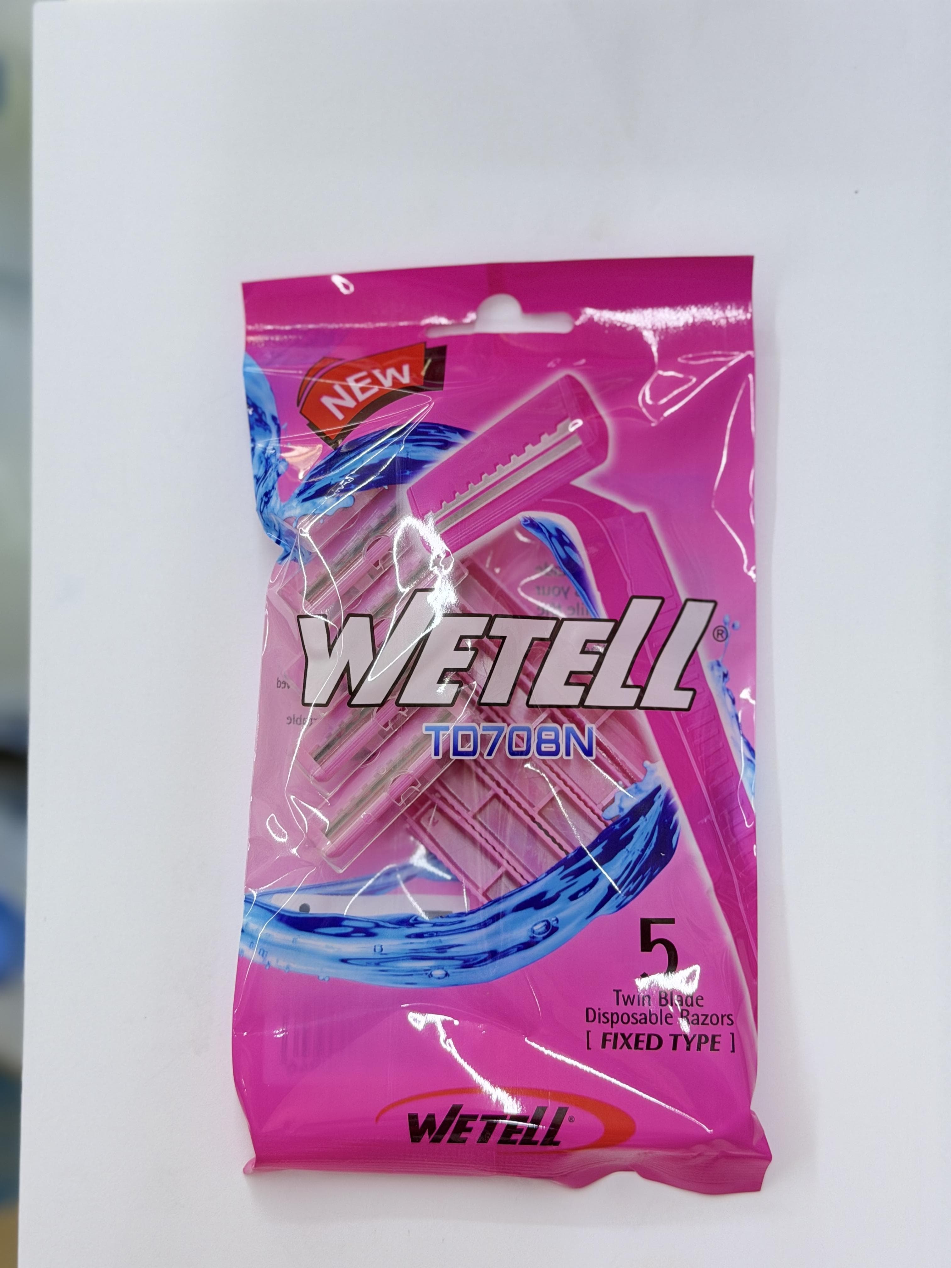 Ladies Razor Pink 5pcs Pkt