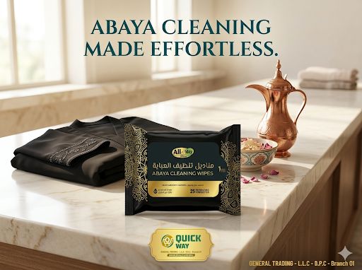 Abaya Cleaning Wipes – Made effortless by Quick Way